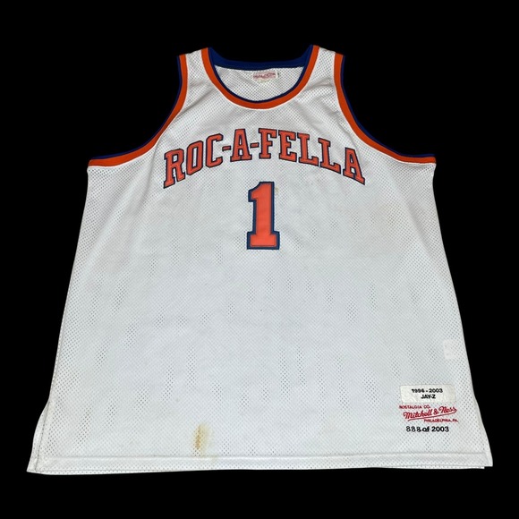 Mitchell & Ness Other - Vintage RARE Mitchell Ness Jay-Z Retirement Jersey Roc-A-Fella #888/2003 Size 56